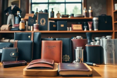 Explore a variety of cheap groomsmen gifts featuring personalized wallets, flasks, and unique accessories for your wedding party.