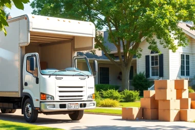 Efficient home removals West Yorkshire showcased with a moving truck ready outside a welcoming house.