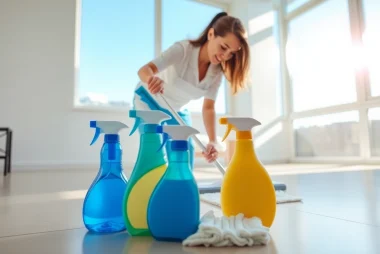 Bond cleaning Brisbane in action, showcasing professional cleaners maintaining a bright apartment.