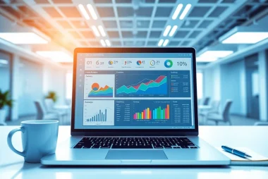 Showcasing the Best funnel builder in 2025 with a digital marketing setup and interactive visuals.