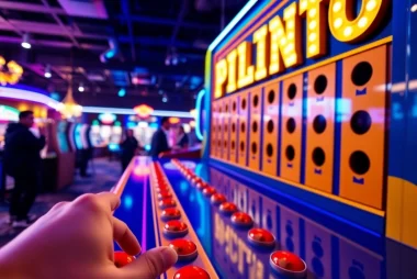Игроки в казино плинко наслаждаются игрой на ярком игровом автомате